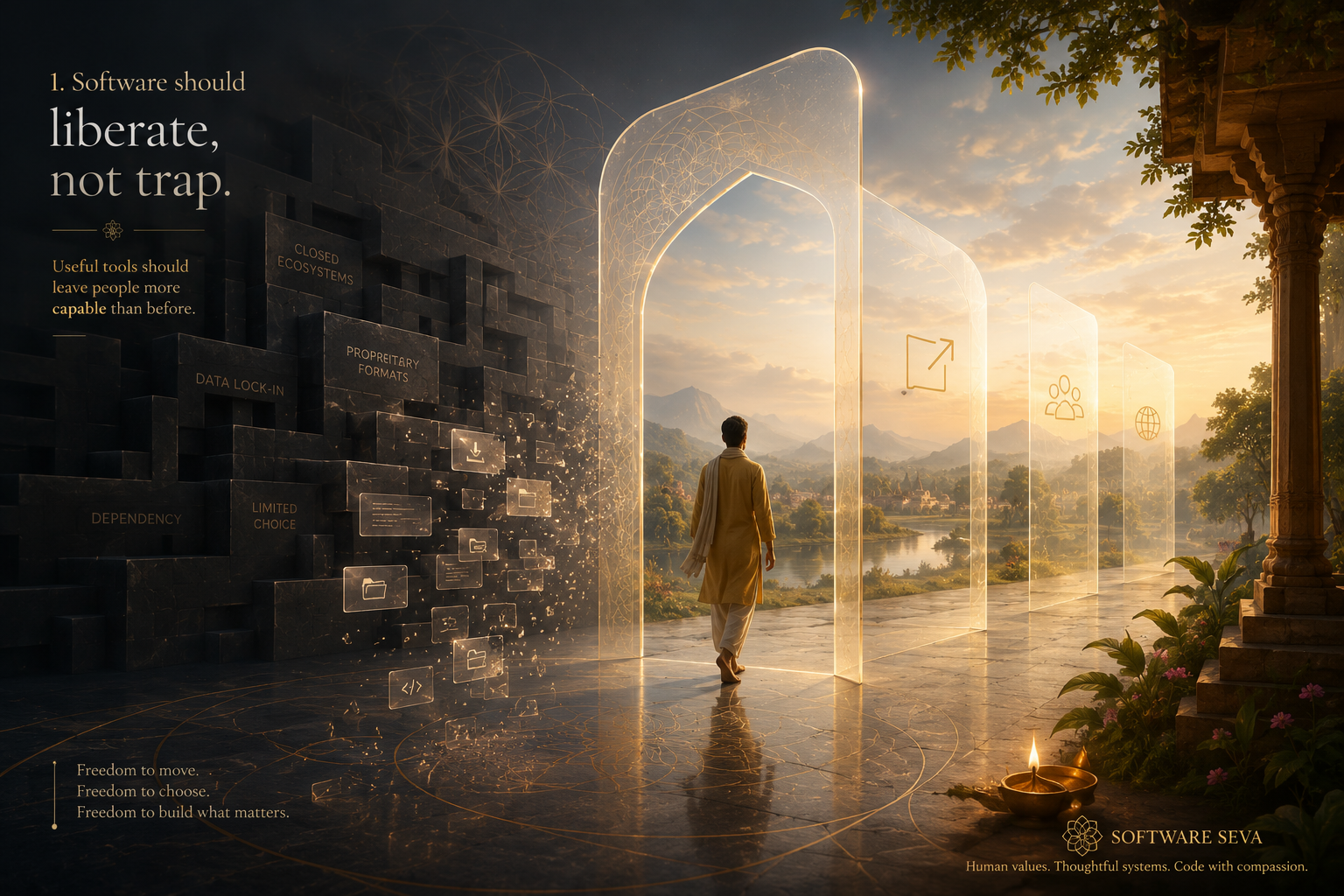 Software should liberate, not trap